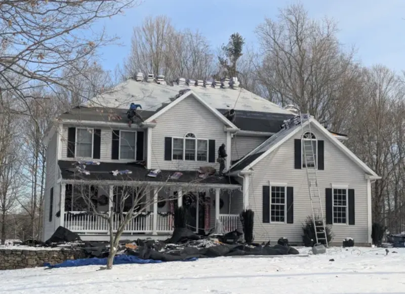 Storm damage roof repair — Dover, NY